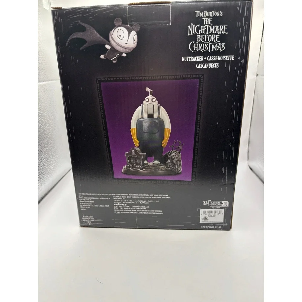 Disney Nightmare Before Christmas 30th Behemoth Nutcracker 9in New In Box